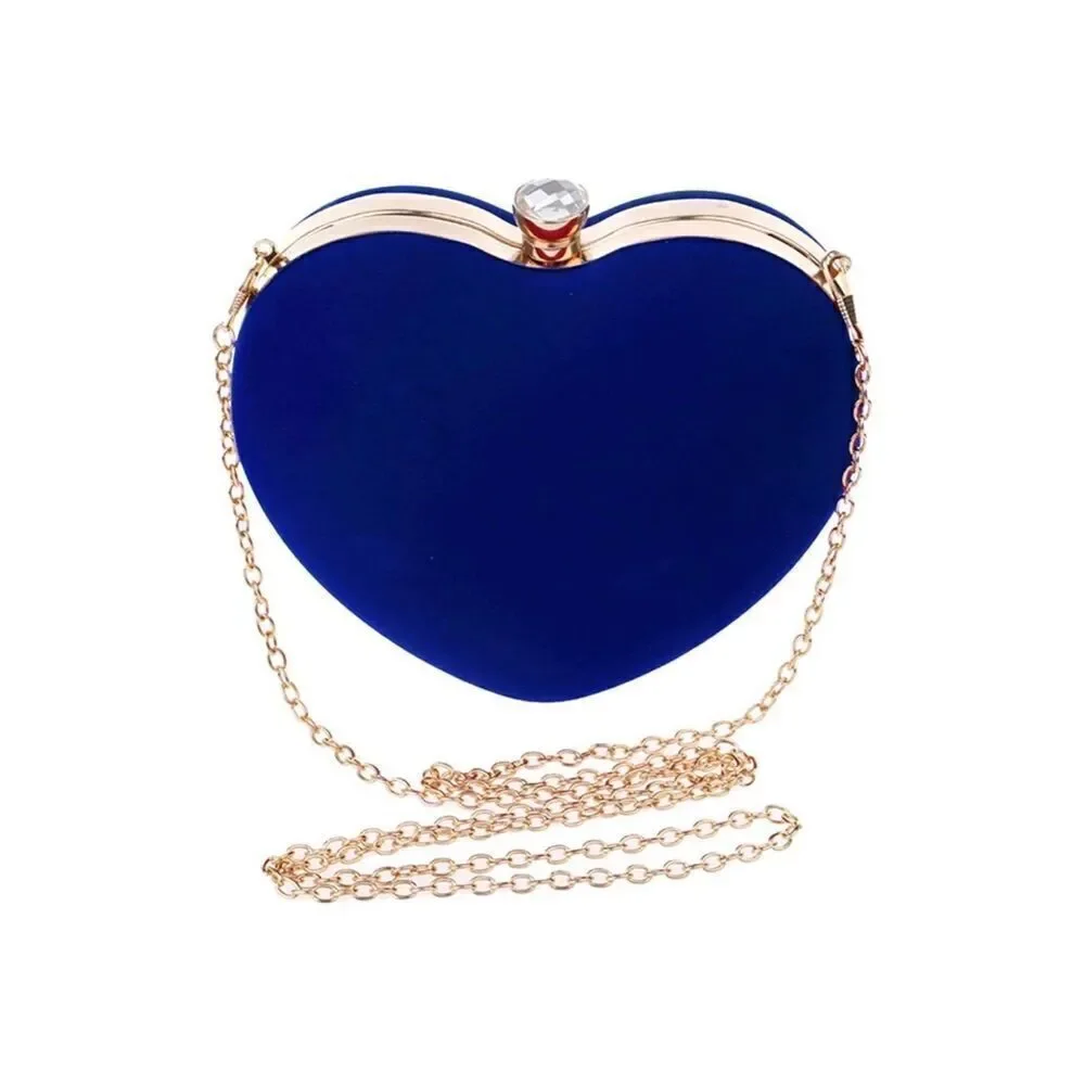Blue Heart Purse handbag